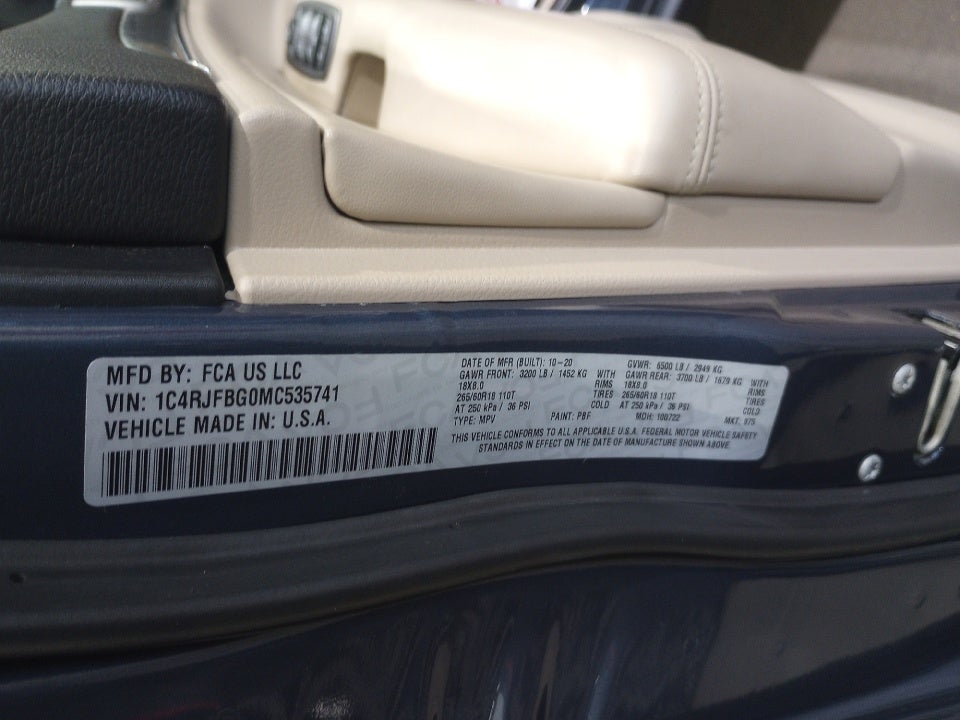 2021 Jeep Grand Cherokee Limited 4x4