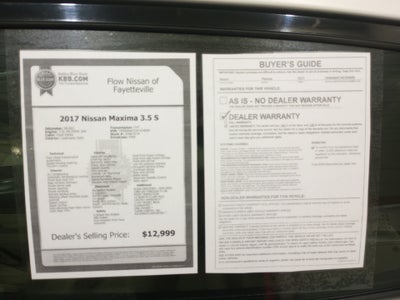 2017 Nissan Maxima 3.5 S