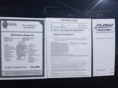 2023 Nissan Rogue SV FWD