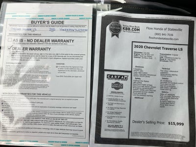 2020 Chevrolet Traverse FWD LS