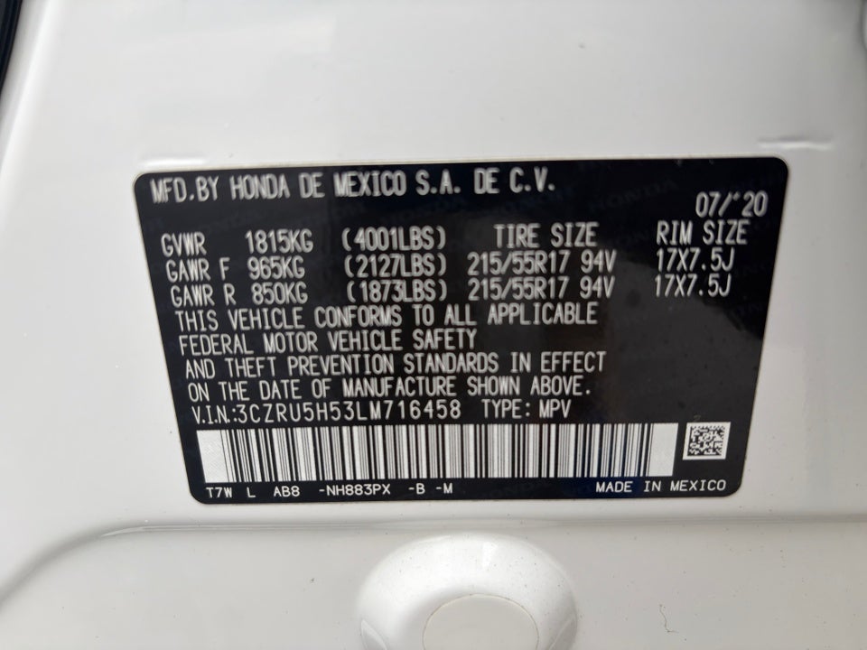 2020 Honda HR-V EX