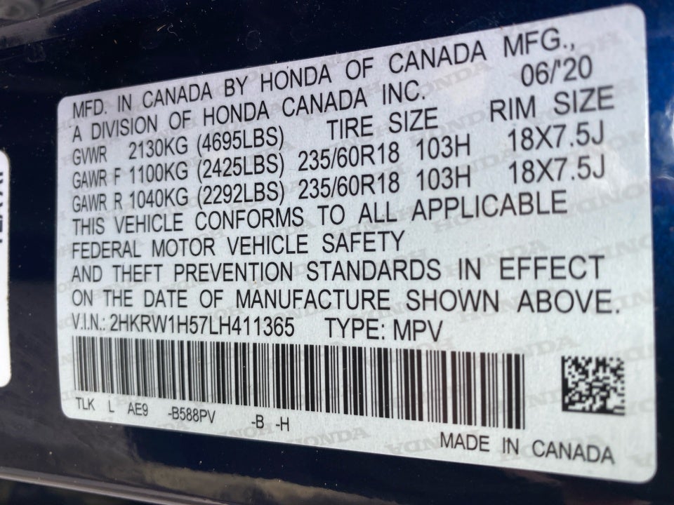 2020 Honda CR-V 2WD EX