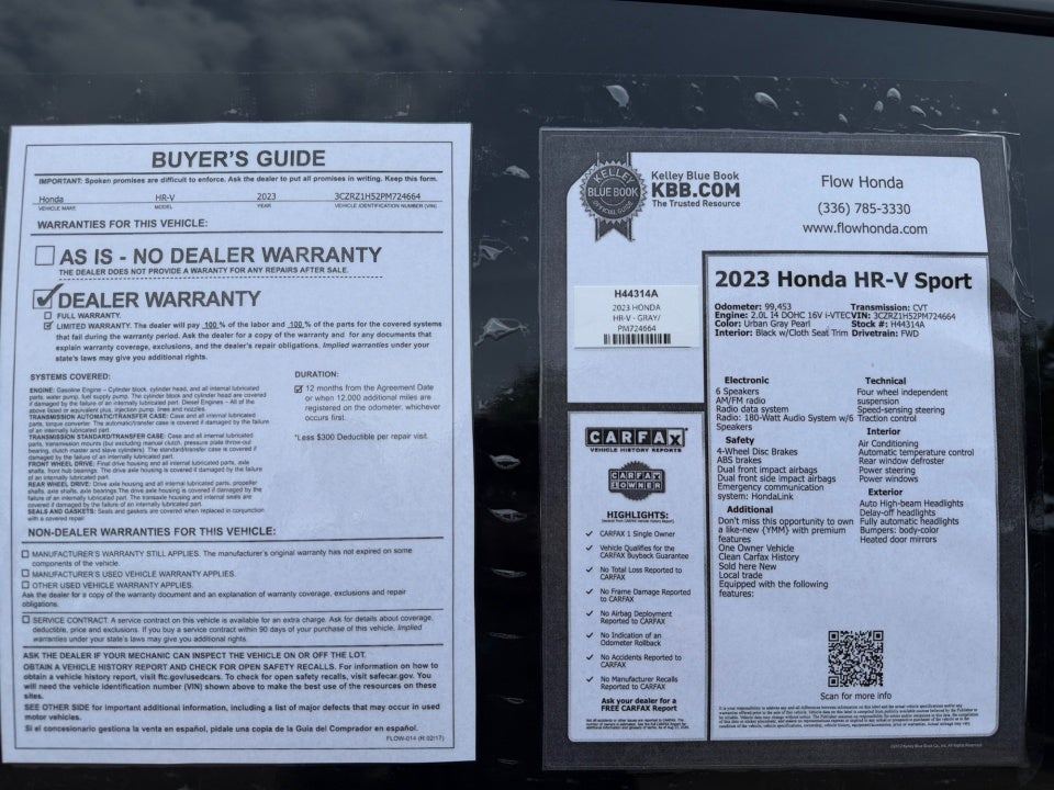 2023 Honda HR-V Sport