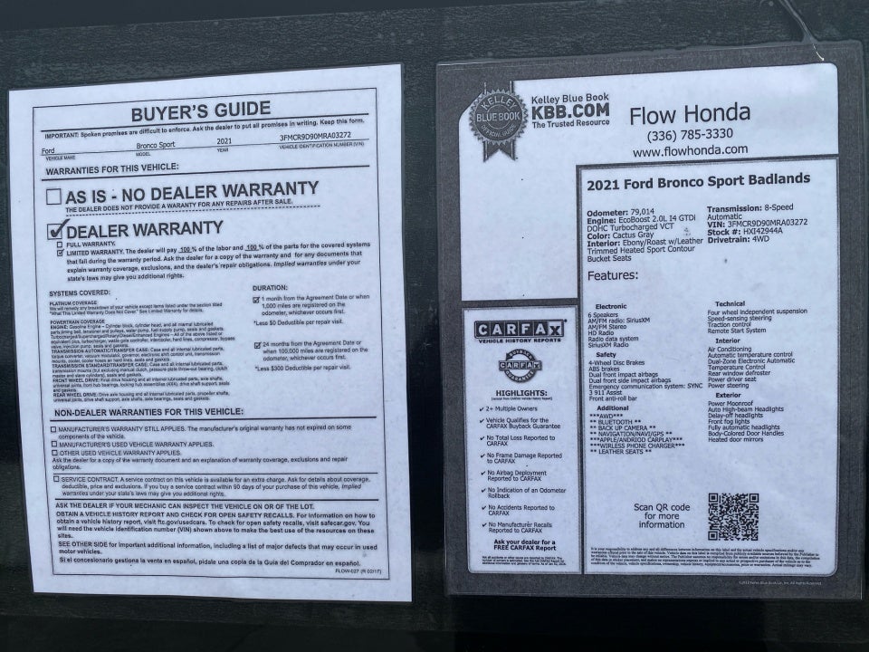 2021 Ford Bronco Sport Badlands