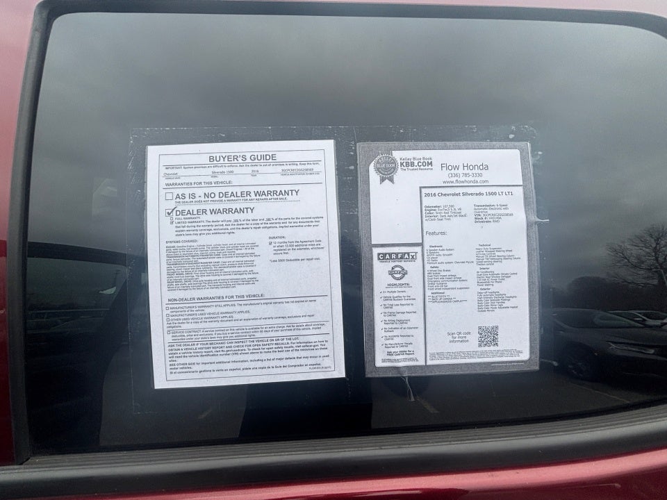 2016 Chevrolet Silverado 1500 1LT