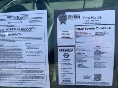 2020 Toyota Corolla LE