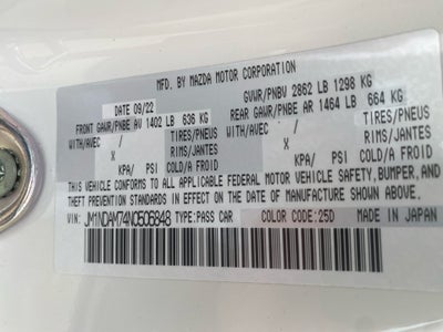 2022 Mazda Mazda MX-5 Miata RF Grand Touring