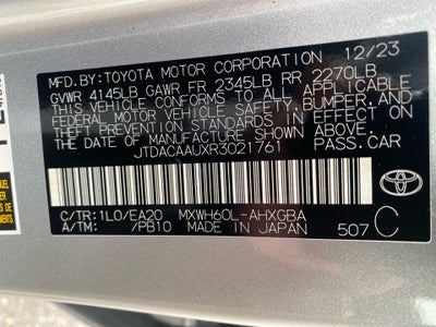 2024 Toyota Prius XLE