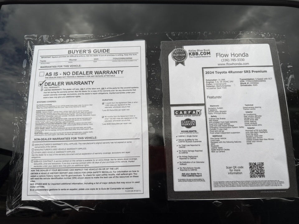 2024 Toyota 4Runner SR5 Premium