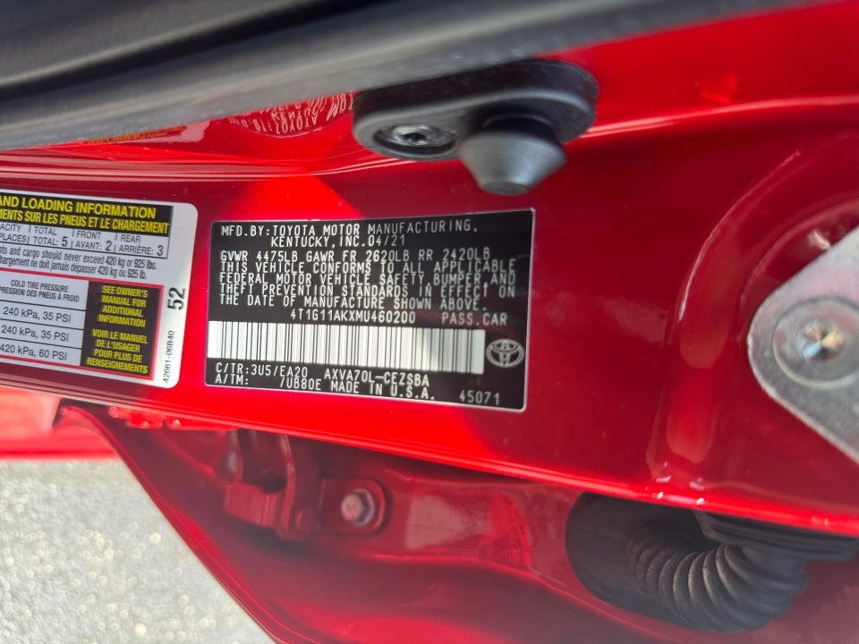 2021 Toyota Camry SE