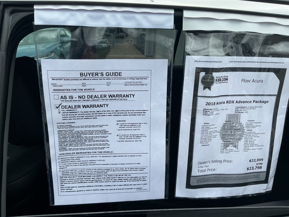 2018 Acura RDX Advance Package