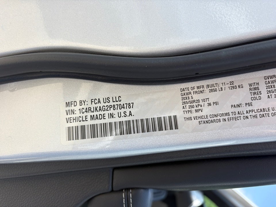 2023 Jeep Grand Cherokee L Altitude 4x4
