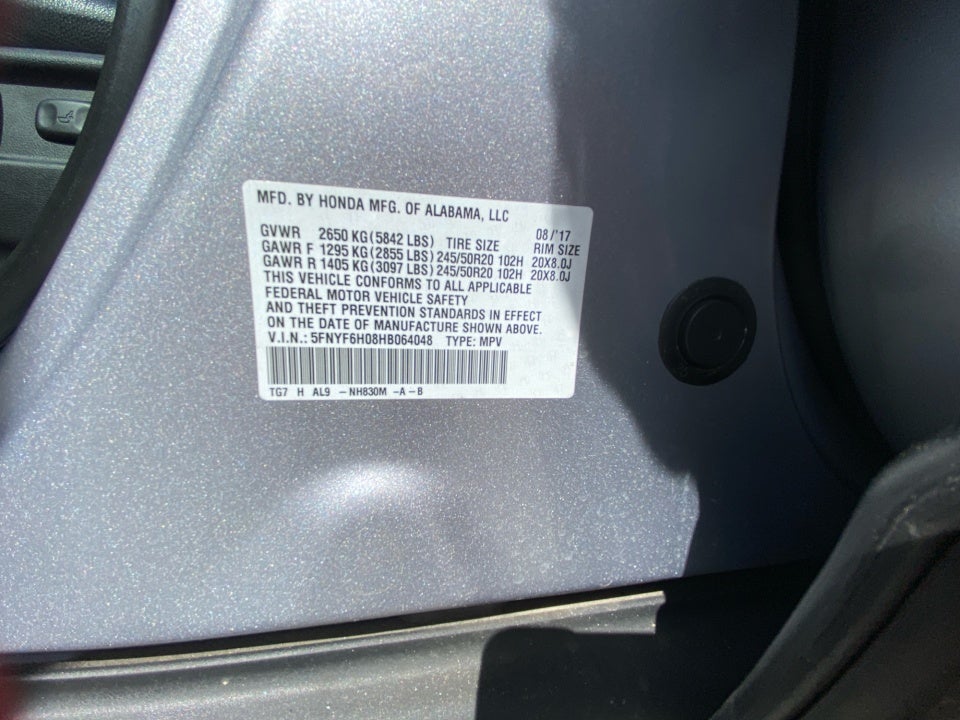 2017 Honda Pilot Elite