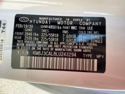 2020 Hyundai Tucson Limited