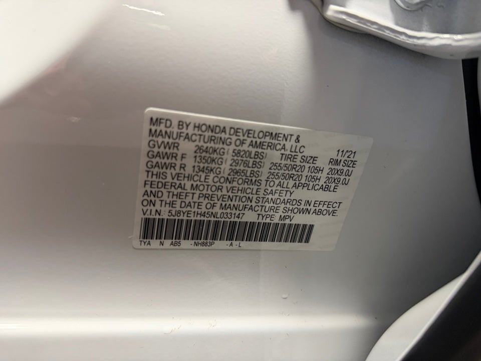 2022 Acura MDX Technology Package