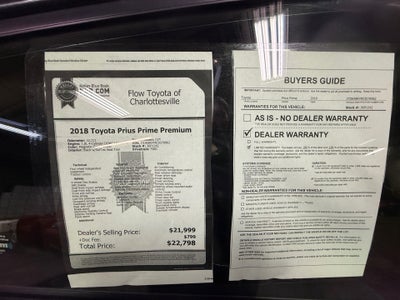 2018 Toyota Prius Prime Premium