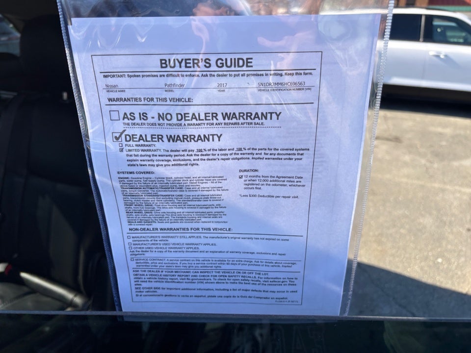 2017 Nissan Pathfinder SL