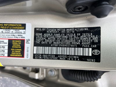 2017 Toyota Camry LE