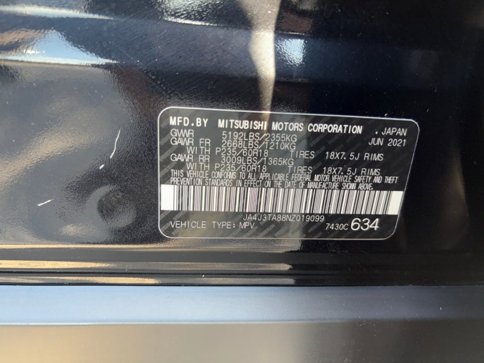 2022 Mitsubishi Outlander ES