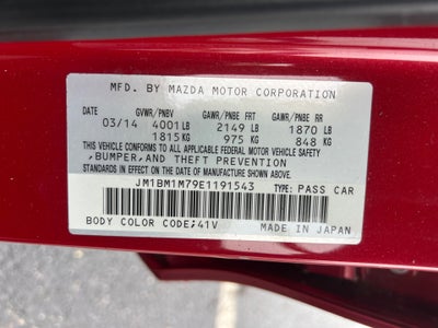 2014 Mazda Mazda3 Hatchback i Grand Touring