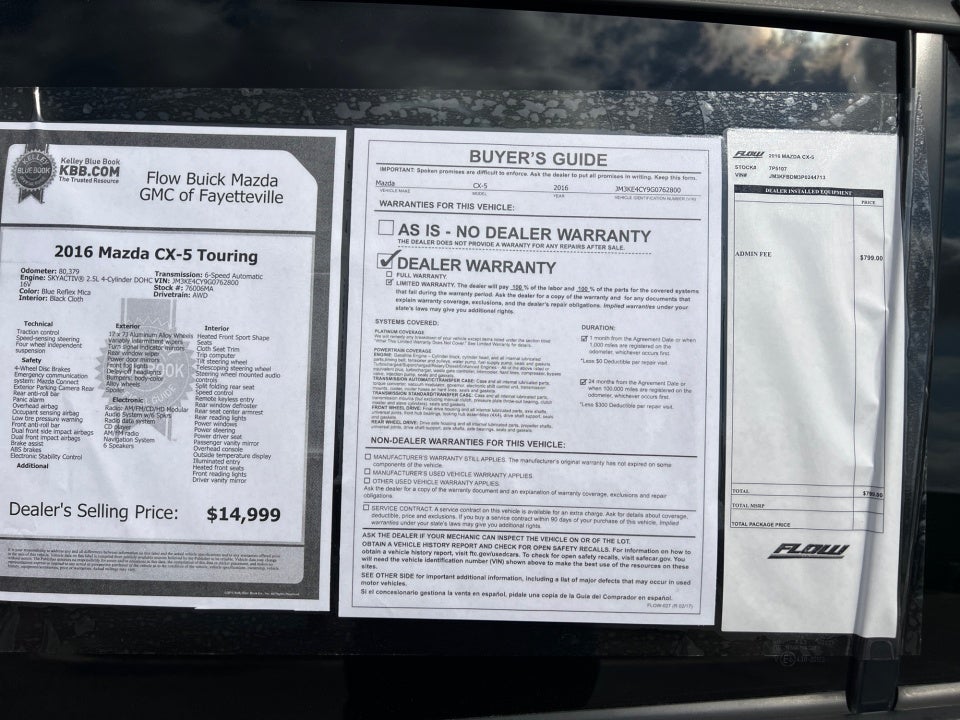 2016 Mazda Mazda CX-5 Touring