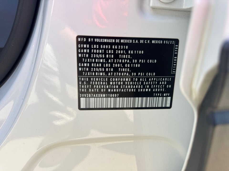 2022 Volkswagen Tiguan SE