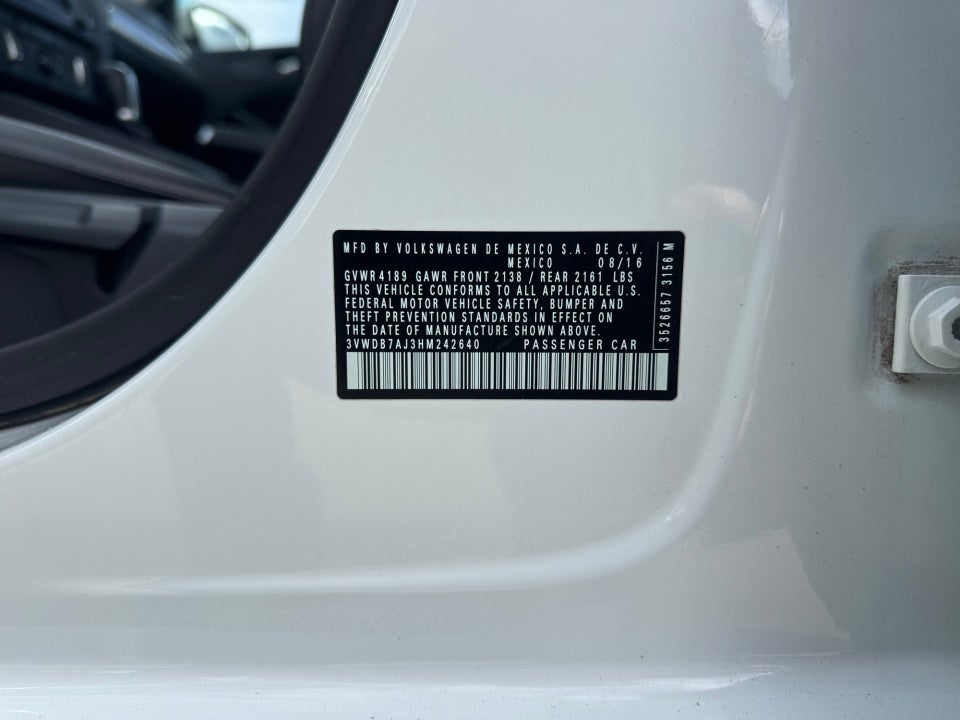 2017 Volkswagen Jetta 1.4T SE