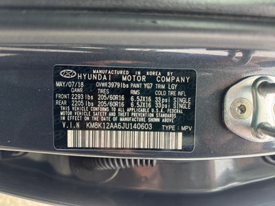 2018 Hyundai Kona SE