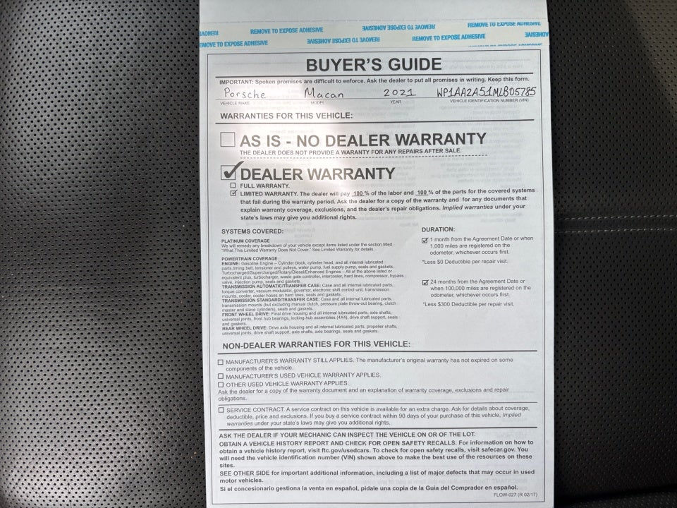 2021 Porsche Macan AWD