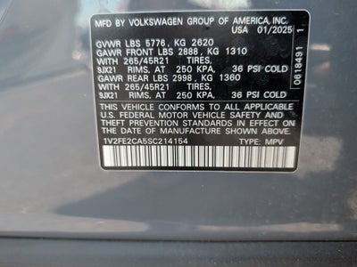 2025 Volkswagen Atlas Cross Sport 2.0T SEL Premium R-Line