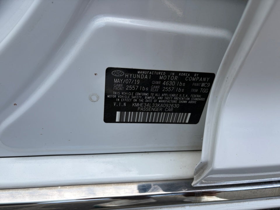 2019 Hyundai Sonata Hybrid Limited