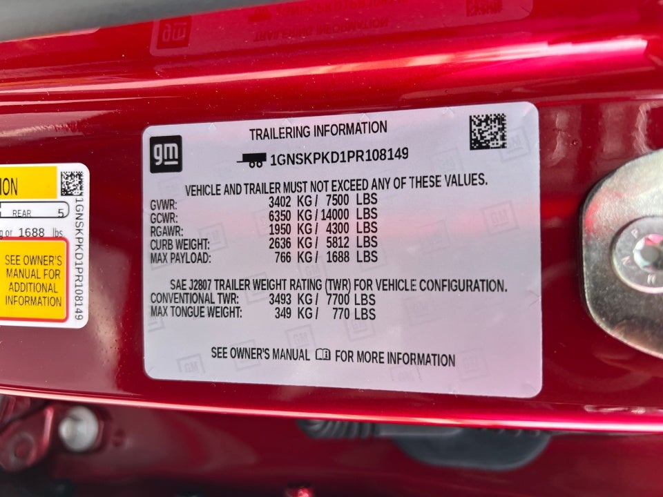 2023 Chevrolet Tahoe 4WD Z71