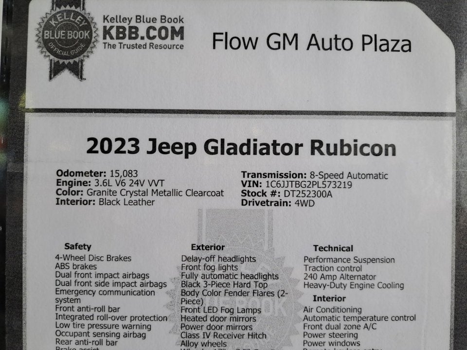 2023 Jeep Gladiator Rubicon