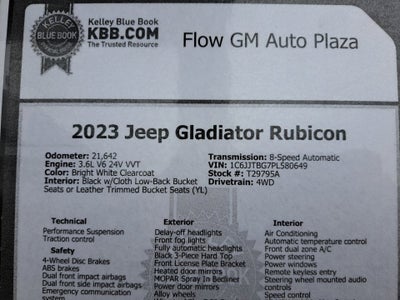2023 Jeep Gladiator Rubicon