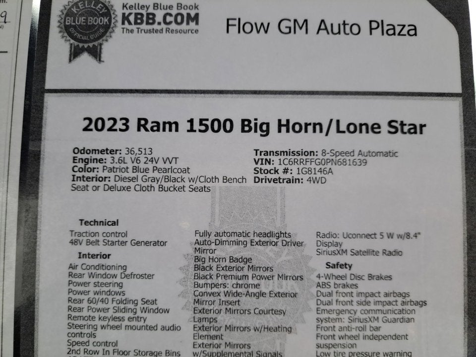 2023 RAM 1500 Big Horn