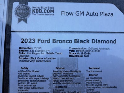2023 Ford Bronco Base