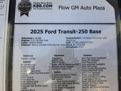 2025 Ford Transit Cargo Van T250