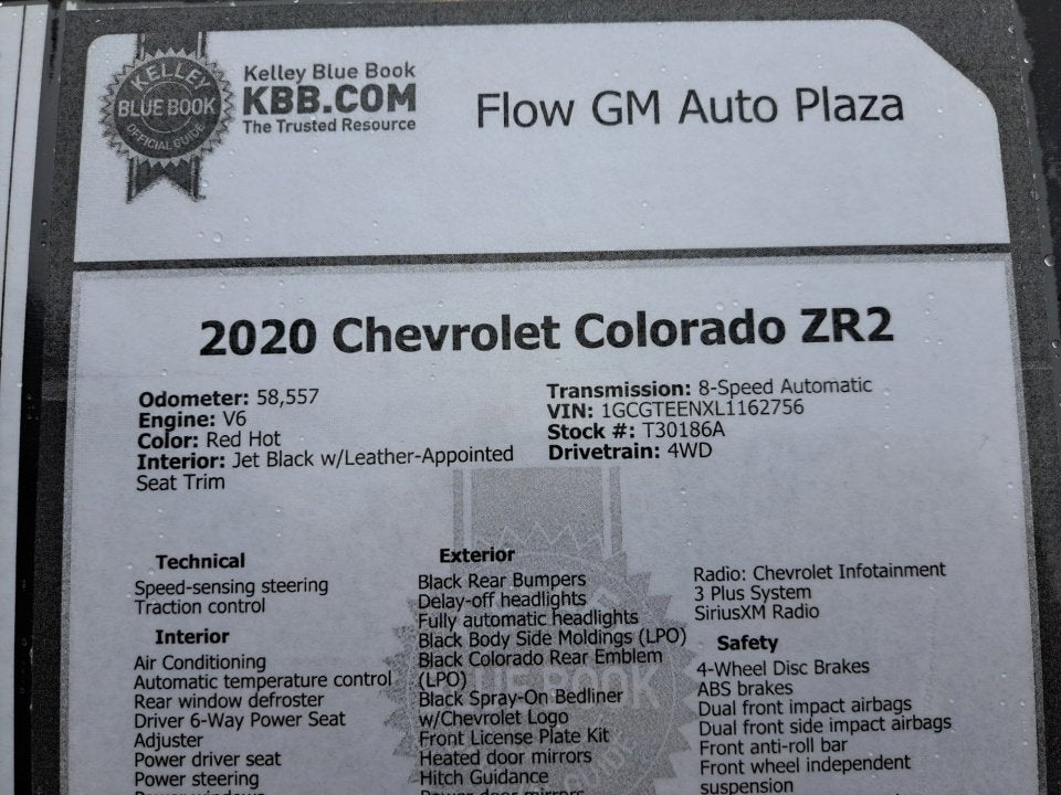 2020 Chevrolet Colorado ZR2