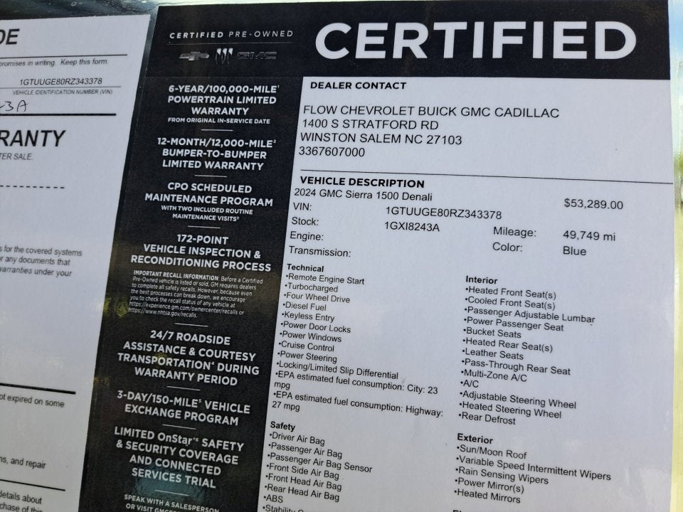 2024 GMC Sierra 1500 Denali