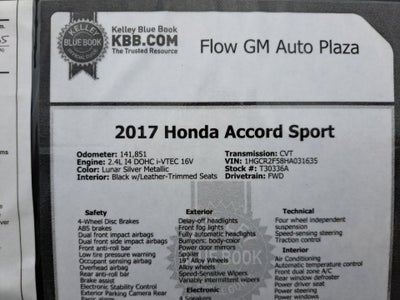 2017 Honda Accord Sport