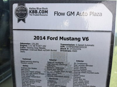 2014 Ford Mustang V6