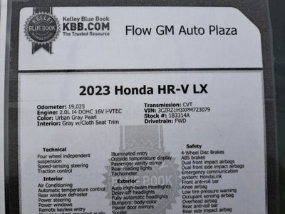 2023 Honda HR-V LX