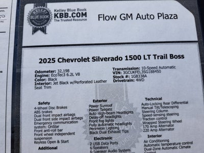 2025 Chevrolet Silverado 1500 LT Trail Boss