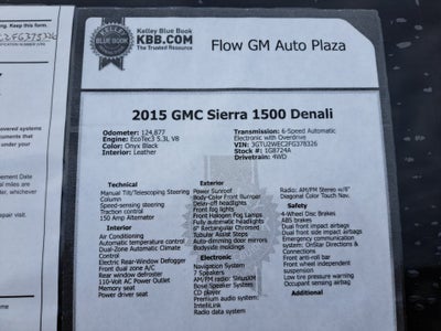 2015 GMC Sierra 1500 Denali