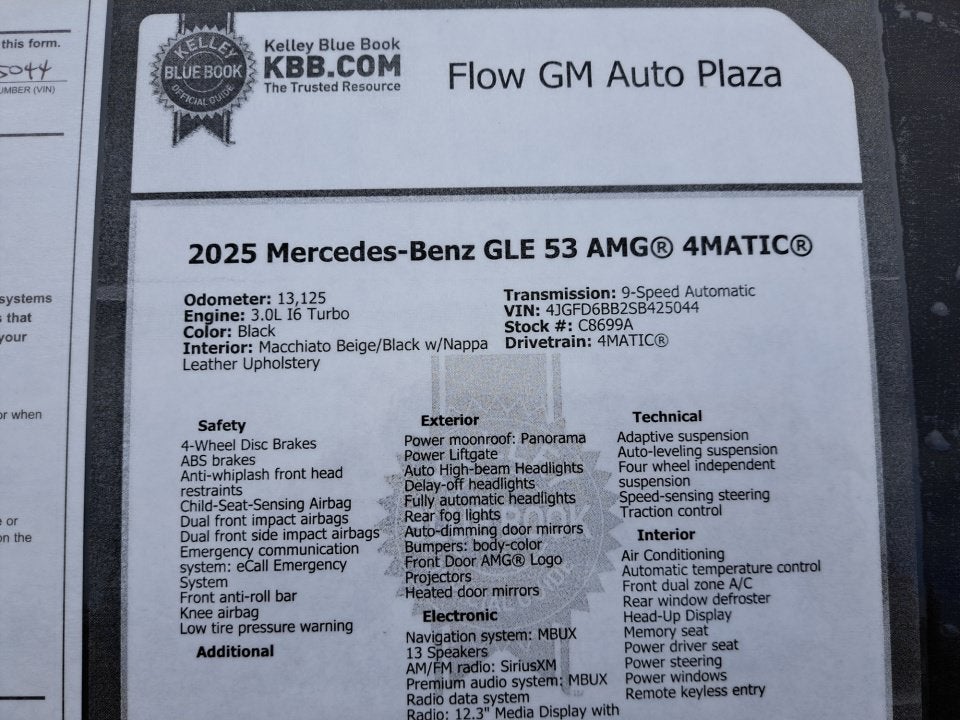 2025 Mercedes-Benz GLE AMG® GLE 53