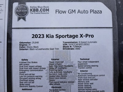 2023 Kia Sportage X-Pro