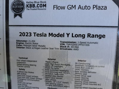 2023 Tesla Model Y Long Range