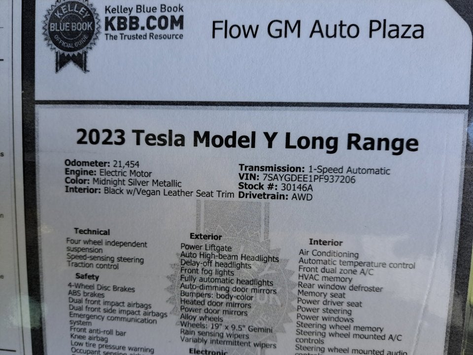 2023 Tesla Model Y Long Range