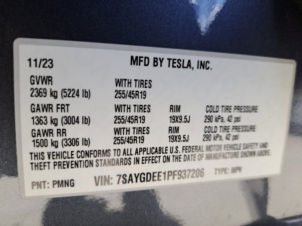 2023 Tesla Model Y Long Range