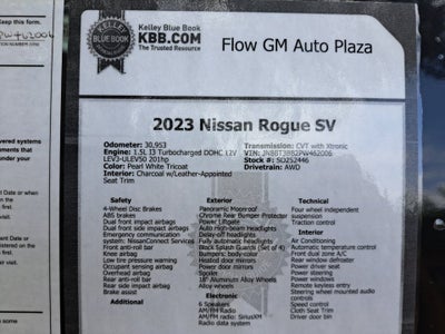 2023 Nissan Rogue SV Intelligent AWD